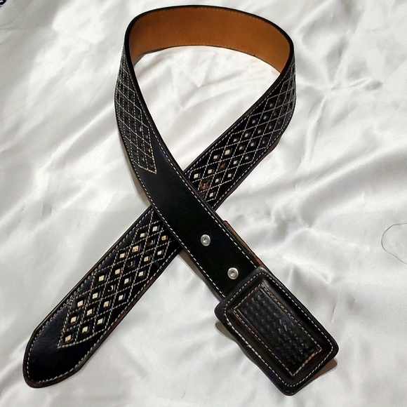 Men's Sz. 36 Leather Belt - Picture 14 of 14